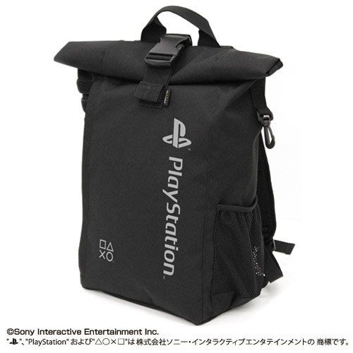 PlayStation : 日版 「PlayStation」黑色 卷頂背囊