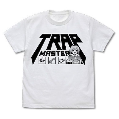 寒蟬鳴泣之時 (加大)「北條沙都子」白色 T-Shirt Trap Master Satoko T-Shirt /WHITE-XL【Higurashi When They Cry】