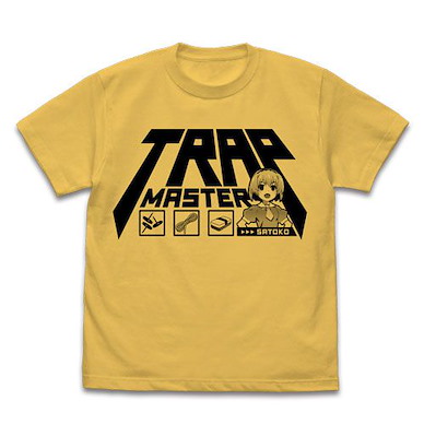 寒蟬鳴泣之時 (細碼)「北條沙都子」香蕉黃 T-Shirt Trap Master Satoko T-Shirt /BANANA-S【Higurashi When They Cry】