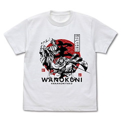 海賊王 : 日版 (中碼)「山治 + 卓洛」白色 T-Shirt