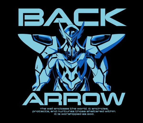 Back Arrow : 日版 (加大)「無我」黑色 T-Shirt