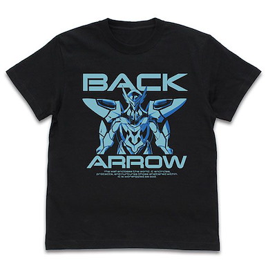 Back Arrow (中碼)「無我」黑色 T-Shirt Muga T-shirt /BLACK-M【Back Arrow】