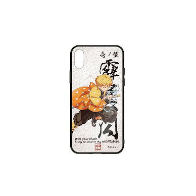 鬼滅之刃 「我妻善逸」iPhone [X, Xs] 強化玻璃 手機殼 Zenitsu Agatsuma Tempered Glass iPhone Case/X,Xs【Demon Slayer: Kimetsu no Yaiba】