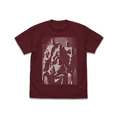 機動戰士高達系列 : 日版 (細碼)「薩比家」酒紅色 T-Shirt