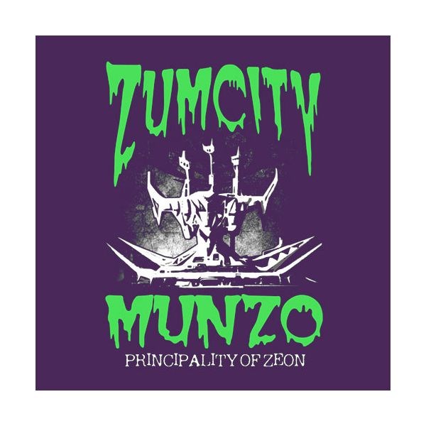 機動戰士高達系列 : 日版 (中碼)「ZUMCITY」公王庁舎 紫色 T-Shirt