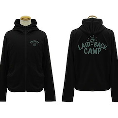 搖曳露營△ : 日版 (大碼)「LAID-BACK CAMP」黑色 薄身 外套
