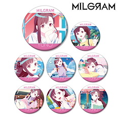MILGRAM -米爾格倫- 「櫻井遙」(MV: アンビリカル) 收藏徽章 (8 個入) Music Video Can Badge Yuno Umbilical (8 Pieces)【Milgram】