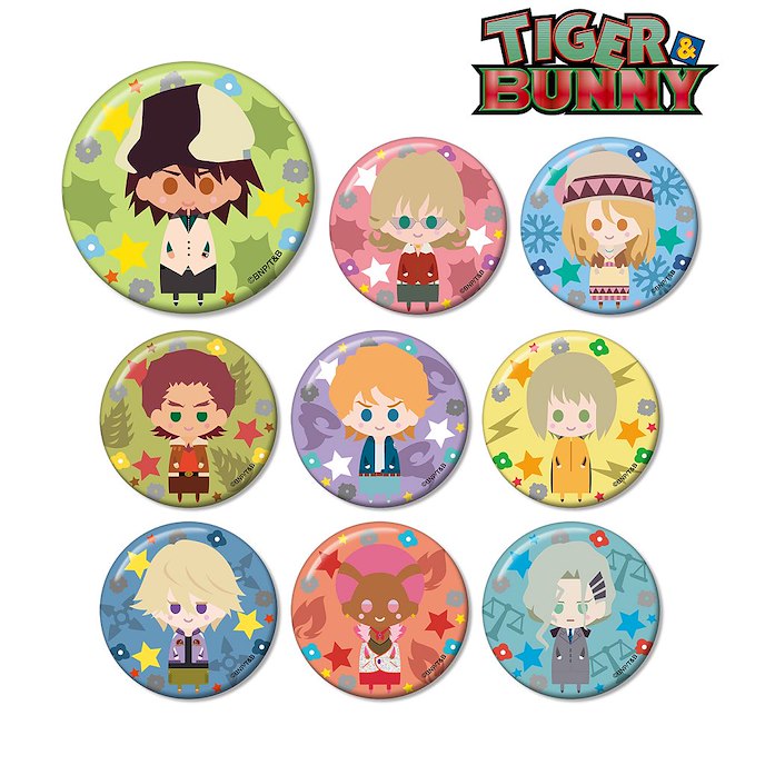 Tiger & Bunny : 日版 NordiQ 收藏徽章 (9 個入)
