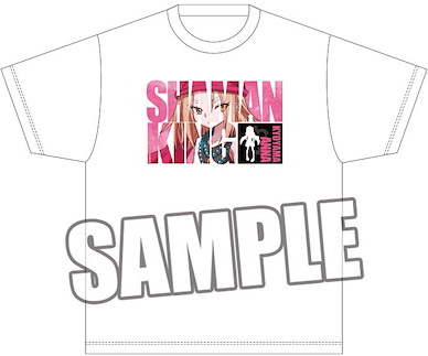 通靈王 (大碼)「恐山安娜」白色 T-Shirt T-Shirt Kyoyama Anna【Shaman King】