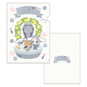 第五人格 「玉桂狗 / 肉桂狗 + 伊索」Sanrio 系列 A4 文件套 Sanrio Characters Clear File Cinnamorol & Embalmer【Identity V】