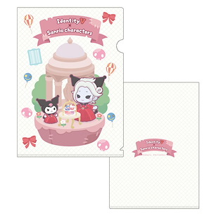 第五人格 「Kuromi + 紅夫人」Sanrio 系列 A4 文件套 Sanrio Characters Clear File Kuromi & Blood Queen【Identity V】