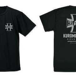 少女與戰車 (大碼)「黑森峰女子學園」吸汗快乾 黑色 T-Shirt Kuromorimine Girls High School Dry T-Shirt /BLACK-L【Girls and Panzer】