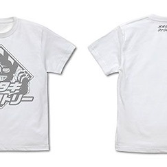 哥斯拉系列 : 日版 (大碼)「オオタキファクトリー」工廠 白色 T-Shirt