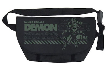 鬼滅之刃 「竈門炭治郎」黑色 郵差袋 Tanjiro Kamado Messenger Bag /BLACK【Demon Slayer: Kimetsu no Yaiba】