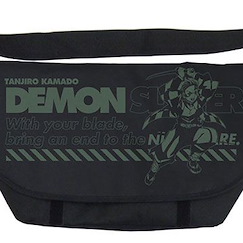 鬼滅之刃 「竈門炭治郎」黑色 郵差袋 Tanjiro Kamado Messenger Bag /BLACK【Demon Slayer: Kimetsu no Yaiba】