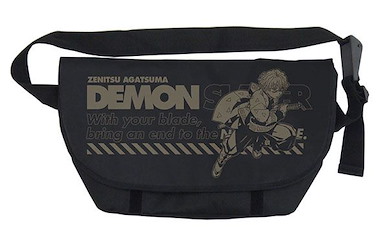 鬼滅之刃 「我妻善逸」黑色 郵差袋 Zenitsu Agatsuma Messenger Bag /BLACK【Demon Slayer: Kimetsu no Yaiba】