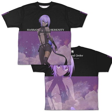 Fate系列 (加大)「Assassin (Hassan of Serenity)」-神聖圓桌領域卡美洛- 前後圖案印刷 T-Shirt Fate/Grand Order -Divine Realm of the Round Table: Camelot- Hassan of the Serenity Double-sided Full Graphic T-Shirt /XL【Fate Series】