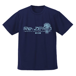 Re：從零開始的異世界生活 (加大)「雷姆」吸汗快乾 T-Shirt Rem Dry T-Shirt Deformed Ver./NAVY-XL【Re:Zero】