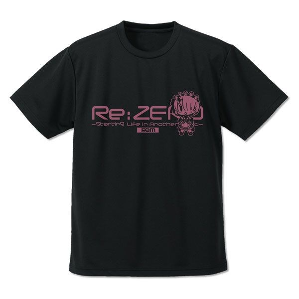 Re：從零開始的異世界生活 : 日版 (大碼)「拉姆」吸汗快乾 T-Shirt