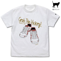 排球少年!! (大碼)「孤爪研磨」鞋子 白色 T-Shirt Kenma Kozume Shoes T-Shirt /WHITE-L【Haikyu!!】
