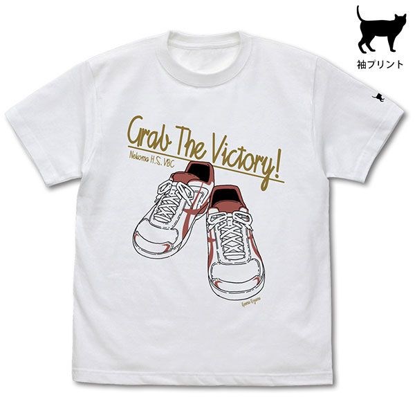排球少年!! : 日版 (加大)「孤爪研磨」鞋子 白色 T-Shirt
