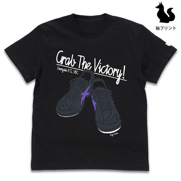 排球少年!! : 日版 (細碼)「宮治」鞋子 黑色 T-Shirt