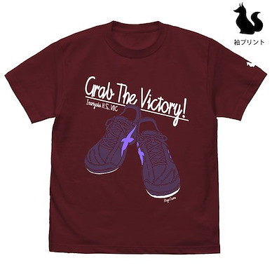 排球少年!! (中碼)「宮治」鞋子 酒紅色 T-Shirt Osamu Miya Shoes T-Shirt /BURGUNDY-M【Haikyu!!】