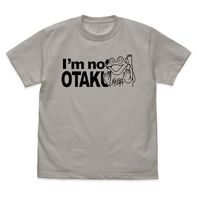 未分類 (細碼)「I'm not OTAKU」青蛙DX 淺灰 T-Shirt Kaeru DX Otaku Dewanai T-Shirt /LIGHT GRAY-S