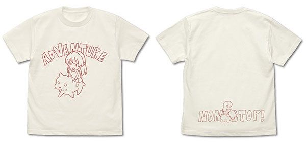 悠悠哉哉少女日和 (加大)「一條螢」ADVENTURE 香草白 T-Shirt Komagurumi's Adventure T-Shirt /VANILLA WHITE-XL【Non Non Biyori】