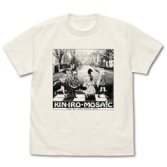 黃金拼圖 (中碼)「KIN-IRO MOSAIC」香草白 T-Shirt Kin-iro mosaic T-Shirt /VANILLA WHITE-M【Kin-iro Mosaic】