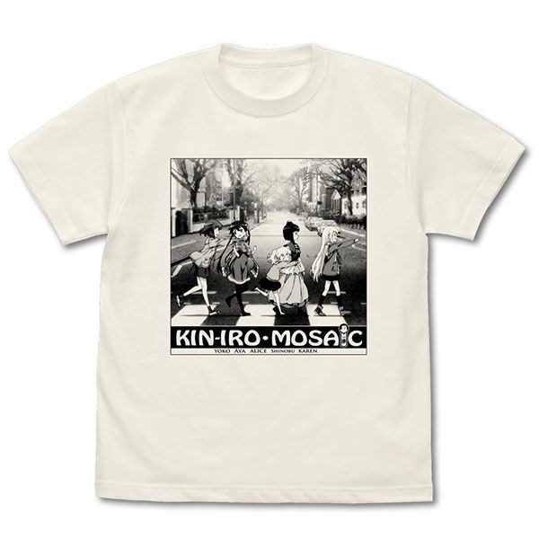 黃金拼圖 : 日版 (大碼)「KIN-IRO MOSAIC」香草白 T-Shirt