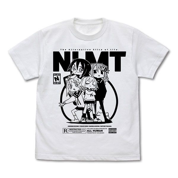 ぬるめた (NULL-META) : 日版 (加大)「NLMT」白色 T-Shirt