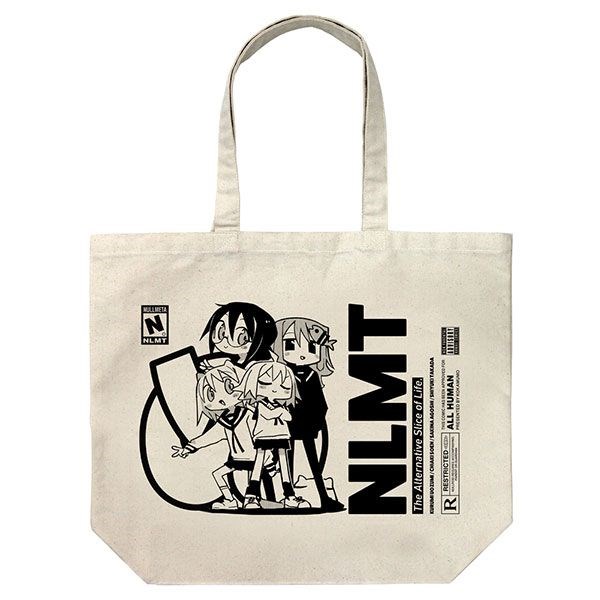 ぬるめた (NULL-META) : 日版 「NLMT」米白 大容量 手提袋