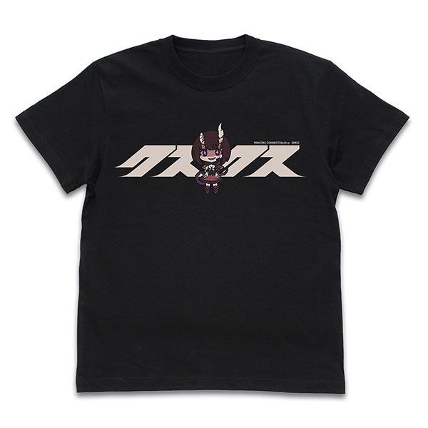 超異域公主連結 Re:Dive : 日版 (細碼)「惠理子」黑色 T-Shirt