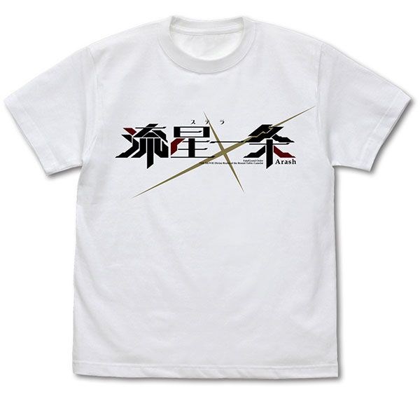 Fate系列 : 日版 (加大)「流星一条」-神聖圓桌領域- 白色 T-Shirt