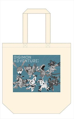 數碼暴龍系列 コンテンツシード社限定插圖 手提袋 Tote Bag New Illustration ver.【Digimon Series】