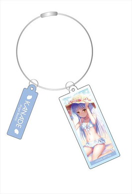 天使的脈動 「立華奏」Bikini Ver. 亞克力匙扣 Ring Acrylic Key Chain Tenshi-chan Maji Bikini! ver.【Angel Beats!】
