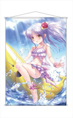 天使的脈動 「立華奏」香蕉船 B2 掛布 B2 Wall Scroll Frilled Bikini de Banana Board ni Matagaru Tenshi-chan Maji Tenshi! ver.【Angel Beats!】