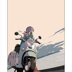 搖曳露營△ : 日版 「志摩凜」SEASON2 騎著摩托車 小型亞克力藝術板