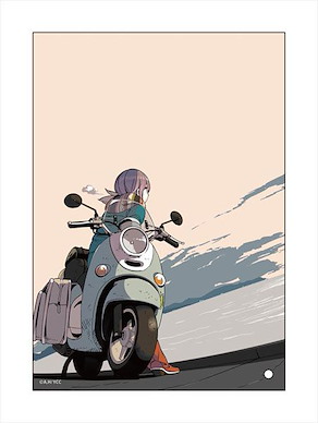 搖曳露營△ 「志摩凜」SEASON2 騎著摩托車 小型亞克力藝術板 SEASON 2 Mini Acrylic Art D【Laid-Back Camp】