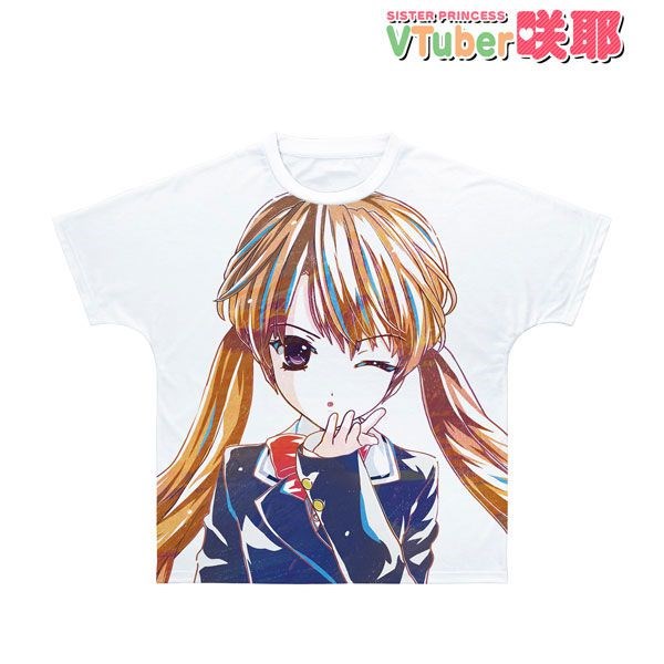 虛擬偶像 : 日版 (大碼)「咲耶」Ani-Art 男女通用 T-Shirt