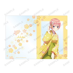 五等分的新娘 「中野一花」櫻和裝 Ver. A4 文件套 Original Illustration Cherry Blossom Kimono Ver. Clear File Ichika【The Quintessential Quintuplets】