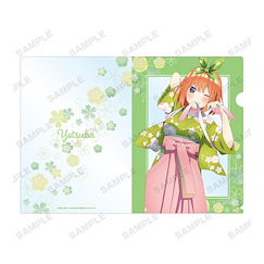 五等分的新娘 「中野四葉」櫻和裝 Ver. A4 文件套 Original Illustration Cherry Blossom Kimono Ver. Clear File Yotsuba【The Quintessential Quintuplets】