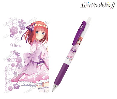 五等分的新娘 「中野二乃」櫻和裝 Ver. 黑色中性筆 Original Illustration Cherry Blossom Kimono Ver. Gel Ink Ballpoint Pen Nino【The Quintessential Quintuplets】