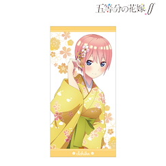五等分的新娘 「中野一花」櫻和裝 Ver. 大毛巾 Original Illustration Cherry Blossom Kimono Ver. Bath Towel Ichika【The Quintessential Quintuplets】