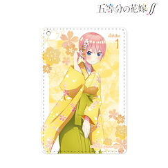 五等分的新娘 「中野一花」櫻和裝 Ver. 皮革 證件套 Original Illustration Cherry Blossom Kimono Ver. 1 Pocket Pass Case Ichika【The Quintessential Quintuplets】