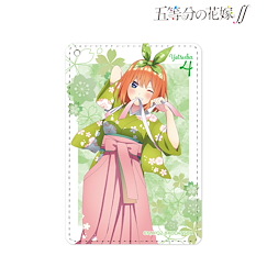 五等分的新娘 「中野四葉」櫻和裝 Ver. 皮革 證件套 Original Illustration Cherry Blossom Kimono Ver. 1 Pocket Pass Case Yotsuba【The Quintessential Quintuplets】