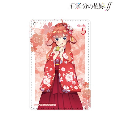 五等分的新娘 「中野五月」櫻和裝 Ver. 皮革 證件套 Original Illustration Cherry Blossom Kimono Ver. 1 Pocket Pass Case Itsuki【The Quintessential Quintuplets】