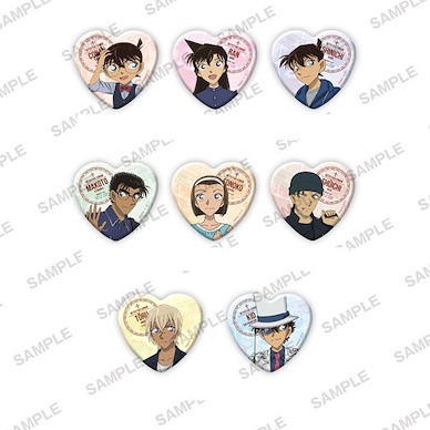 名偵探柯南 心形徽章 旅行 Ver. (8 個入) Heart Style Can Badge Collection Travel Ver. (8 Pieces)【Detective Conan】