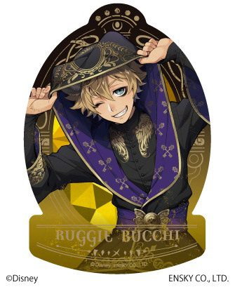 迪士尼扭曲樂園 「Ruggie Bucchi」行李箱 貼紙 3 Travel Sticker 3 8 Ruggie Bucchi【Disney Twisted Wonderland】
